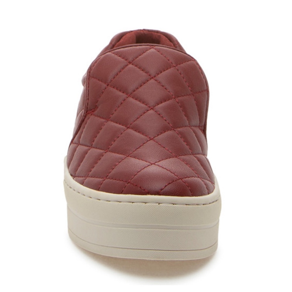 NWT J/SLIDES HARLEE Red Leather Slip-on Sneaker - Picture 4 of 14